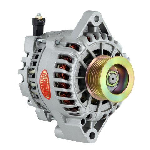 Powermaster High-Amp Alternators for 2003-2004 MUSTANG - 48304 Alternator, High-Amp, Ford 6G, 12/14/16 V, 155 amps, Internal Regulator, Serpentine Pulley, Ford, Each