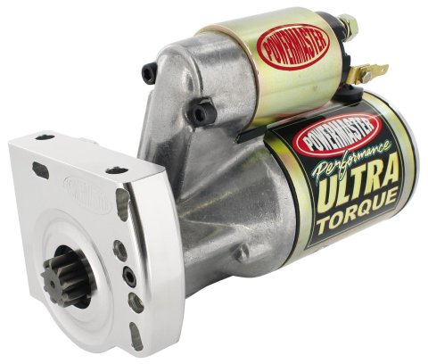 Powermaster Ultra Torque Starters 9409 Starter; Torque; Starter; 250 ft. lb. Torque; 4.4-1 Gear Reduction; Adjustable Mount