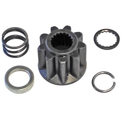 Powermaster Replacement Starter Pinion Gears 611 Gear; Pinion/Gear; For Denso Starters; Bert/Brinn; 9 Tooth