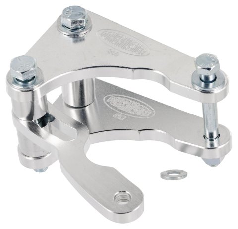 Powermaster Alternator Brackets 882 Bracket, Billet Aluminum, Polished, Front Cover Mount, Short Water Pump, Chevy, Big Block, Each