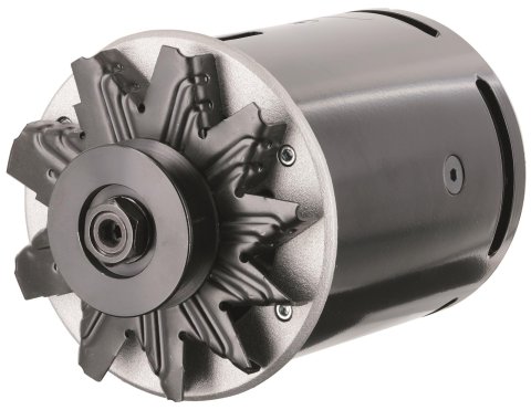 Powermaster PowerGEN Alternators 82091 Alternator, PowerGEN, Internal Regulator, 90 Amp, 12 V, Black Powdercoated, Each