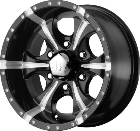 Helo Wheels HE7917960918 HE791 17X9 6X5.5 G-BLK MILL 18MM