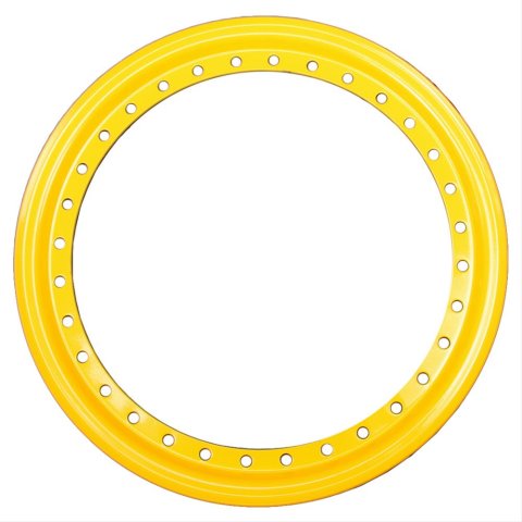 Aero Race Wheels Replacement Beadlock Rings 54-500019 Ring, Replacement, Steel, Yellow, 13 in. Diameter, Each