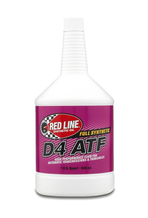 RedLine D4 Automatic Transmission Fluid 30504 Fluid, Synthetic, Dexron II, Dexron III, Mercon, Mercon V, 1 qt., Each