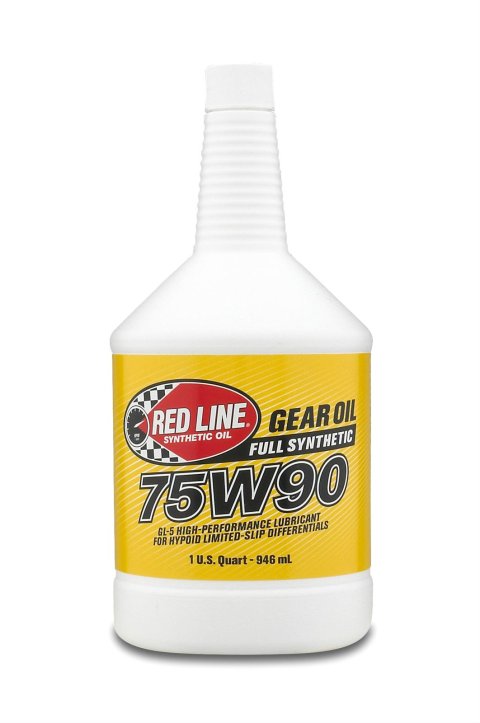 75W90 Red Line GL-5 Gear Oil 57904 Lube, Transmission Fluid and Oil, 75W90, Limited Slip, Synthetic, 1 qt., Each