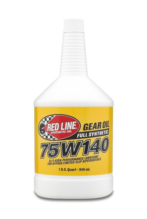 75W140 Red Line GL-5 Gear Oil 57914 Lube, Transmission Fluid and Oil, 75W140, Synthetic, 1 qt., Each