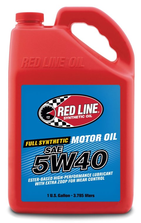 5w40 Red Line Synthetic Motor Oil 15405 Engine Oil, 5W40, Synthetic, 1 Gallon, Each