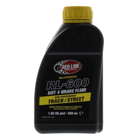 Red Line RL-600 Brake Fluid 90404 Fluid, BRAKE FL, 16.9 oz. DOT 4, Each