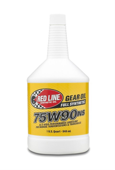 75W90NS Red Line Synthetic Gear Oil 58304 Lube, Transmission Fluid and Oil, 75W90NS, Synthetic, 1 qt., Each