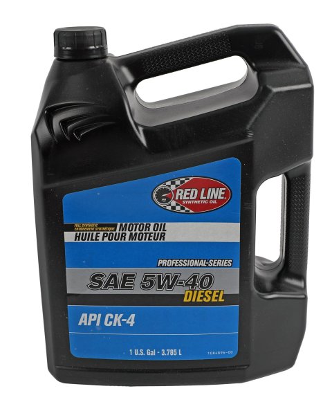 5w40 Red Line Professional Series Motor Oil 12715 Engine Oil, Series, 5W40, Synthetic, CK-4 API Rating, Diesel, 1 Gallon, Each