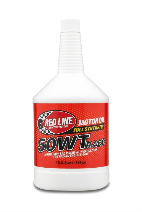 15w50 Red Line 50WT Race Oil 10504 Engine Oil, Oil, 15W50, Synthetic, 1 qt., Each