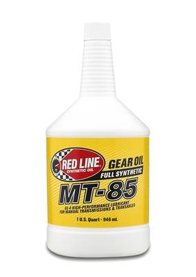 75W85 Red Line MT-85 Transmission Gear Oil 50504 Lube, Fluid and Oil, 75W85, Synthetic, 1 qt., Each