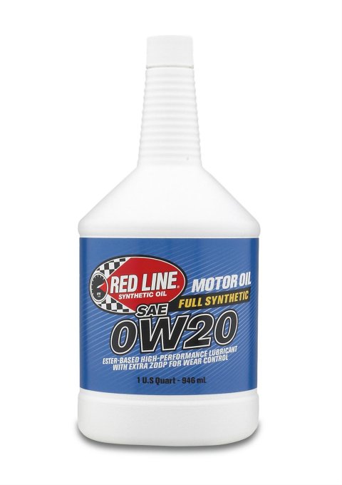0w20 Red Line Synthetic Motor Oil 11804 Engine Oil, 0W20, Synthetic, 1 qt., Each