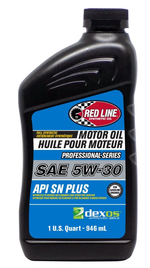 5w30 Red Line Professional Series Motor Oil 12204 Engine Oil, Series, 5W30, Synthetic, SN Plus API Rating, 1 qt., Each