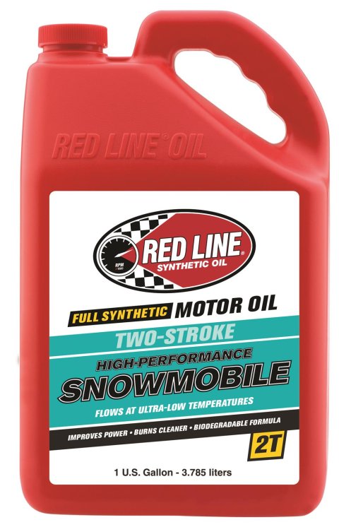 Red Line Two-Cycle Snowmobile Oil 41005 Motor Oil, Snowmobile, 2-Cycle, Synthetic, 1 Gallon, Each