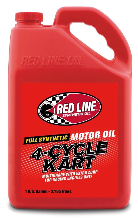 5w20 Red Line 4-Cycle Kart Oil 41205 Engine Oil, Four-Cycle Racing Oil, 5W20, Synthetic, 1 Gallon, Each