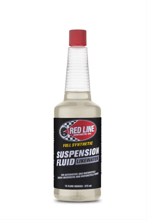 Red Line LikeWater Suspension Fluid 91102 Fluid, LikeWater, Synthetic, 0W, 16 oz., Each