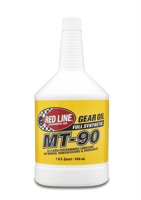 75W90 Red Line MT-90 Transmission Gear Oil 50304 Lube, Oil, 75W90, Synthetic, 1 qt., Each