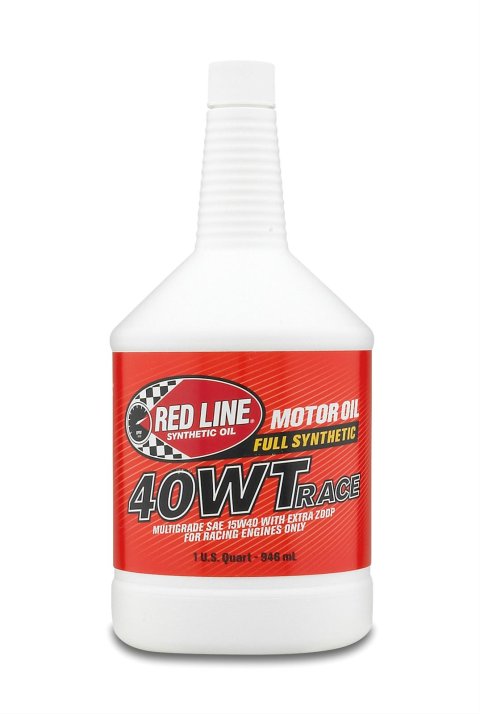 15w40 Red Line 40WT Race Oil 10404 Engine Oil, Oil, 15W40, Synthetic, 1 qt., Each