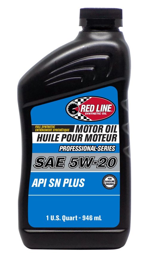 5w20 Red Line Professional Series Motor Oil 12814 Engine Oil, Series, 5W20, Synthetic, SN API Rating, 1 qt., Each