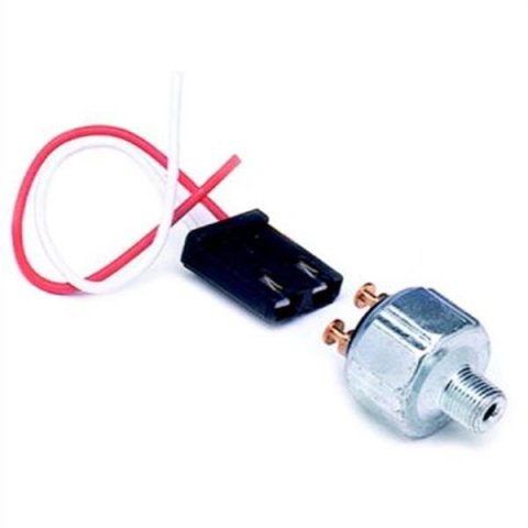 Painless Performance Low-Pressure Brake Light Switches 80174 Switch, Fluid Pressure, Momentary, Light, Steel, Natural, 20 Amps, Each