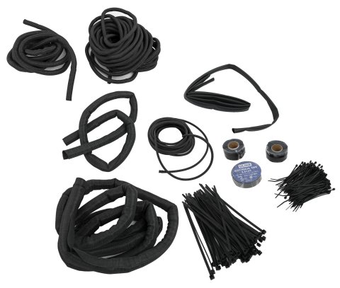 Painless Performance ClassicBraid Wire Wrap 70971 Wrap, ClassicBraid, Assortment, Black, Kit