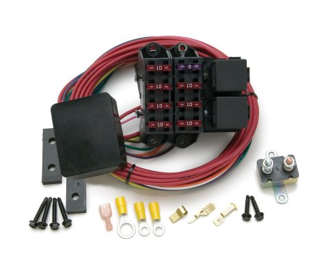 Painless Performance CirKit Boss Auxiliary Fuse Block/7 Circuit/Weatherproof Kits (7 Ignition 12 V) 70217 Block, 7-Circuit, Universal, Kit