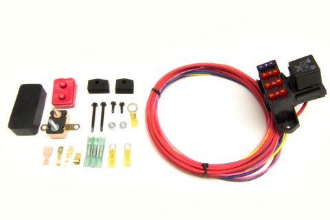 Painless Performance CirKit Boss Auxiliary Fuse Block/3 Circuit/Weatherproof Kits (3 Ignition 12 V) 70213 Block, 3-Circuit, Universal, Kit