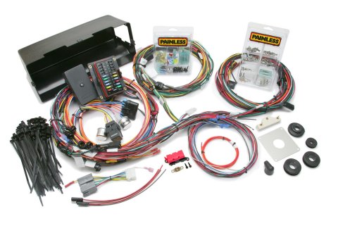 Painless Performance 23-Circuit 1966-77 Bronco Chassis Harnesses Without Switches for 1966-1977 BRONCO - 10114 Wiring Harness, 28-Circuit, Dash Ignition, Front Mount Fuse Block, Spade Fuse, Ford, SUV, Kit