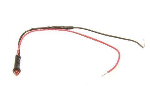 Painless Performance Warning Lights 80201 Light, Performance, Lens/Red, .125 in. Diameter, Each