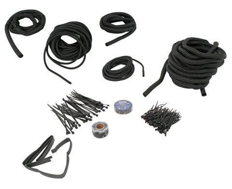 Painless Performance ClassicBraid Wire Wrap 70970 Wrap, ClassicBraid, Assortment, Black, Slip-On, Kit