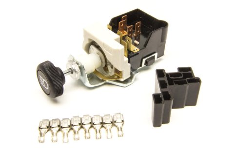 Painless Performance Headlight Switches 80152 Switch, Pull, Constant, Headlight, Plastic, Black, 15 Amps, Each