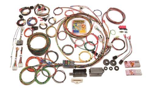 Painless Performance 21-Circuit 1967-77 Direct-Fit Ford F-Series Harnesses 10117 Wiring Harness, 21-Circuit, Dash Ignition, Front Fuse Block, Spade Fuse, Without Switches, Ford, F Series, Kit