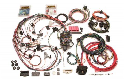 Painless Performance 26-Circuit 1969 Direct-Fit Chevelle Harnesses for CHEVELLE - 20129 Wiring Harness, 26-Circuit, Extra-long Length, Front Fuse Block, ATO/ATC, Chevy, Kit