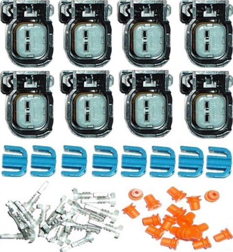 Painless Performance Fuel Injector Wiring Connectors 60131 Connector, Female, EV6/USCar, Kit