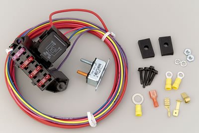 Painless Performance CirKit Boss Auxiliary Fuse Block/3-Circuit Kits (3 Ignition 12 V) 70113 Block, 3-Circuit, Universal, Kit