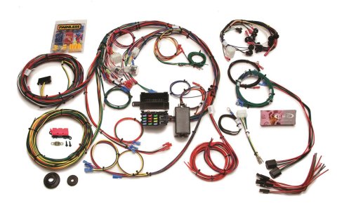 Painless Performance 22-Circuit 1967-68 Mustang Chassis Harnesses for 1967-1968 MUSTANG - 20121 Wiring Harness, 22-Circuit, Dash Ignition, Front Mount Fuse Block, Spade Fuse, Ford, Kit