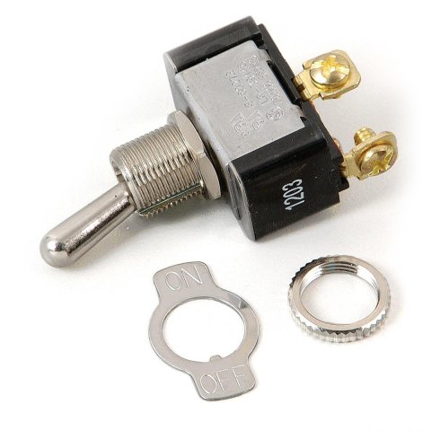 Painless Performance Heavy-Duty Toggle Switches 80502 Switch, Toggle, Heavy-Duty, Constant, 20 Amps, Screw Terminals, Each