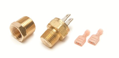 Painless Performance Temperature Sending Units 30110 Fan Control, Thermostatic, 195 Degrees On/185 Degrees Off, Each