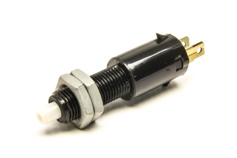 Painless Performance Push Button Brake Light Switches 80172 Switch, Button, Momentary, Light, Plastic, Black, 20 Amps, Each
