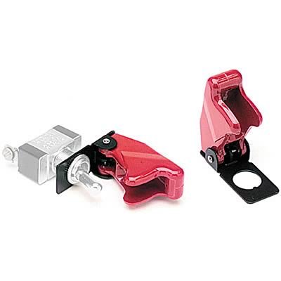 Painless Performance Aircraft Switch Covers 80521 Toggle Cover, Plastic/Red, Each