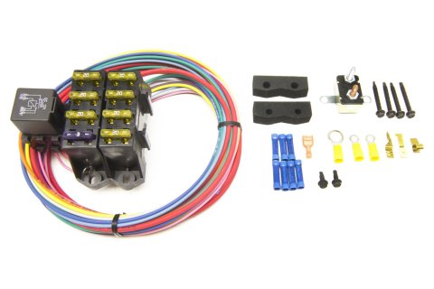 Painless Performance CirKit Boss Auxiliary Fuse Block/7-Circuit Kits (3 Constant/4 Ignition 12 V) 70107 Block, 7-Circuit, Universal, Kit