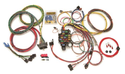 Painless Performance GMC/Chevy Truck Harnesses 10206 Wiring Harness, 28-Circuit, Front Mount Fuse Block, Spade Fuse, Chevrolet, GMC, Pickup, Kit