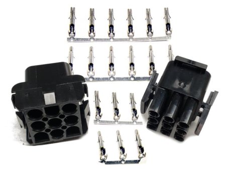 Painless Performance Connectors 40010 Wiring Connector, Quick Connect, 9-pin, Kit
