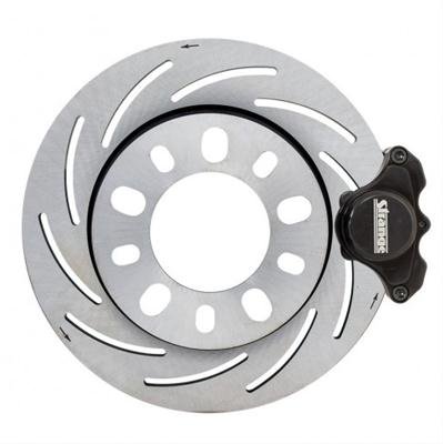 Strange Pro Race Steel Front Brake Kits for 1994-2004 MUSTANG - B4446WC Disc Brakes, Race, Front, Slotted Rotors, 2-Piston Calipers, Ford, Kit