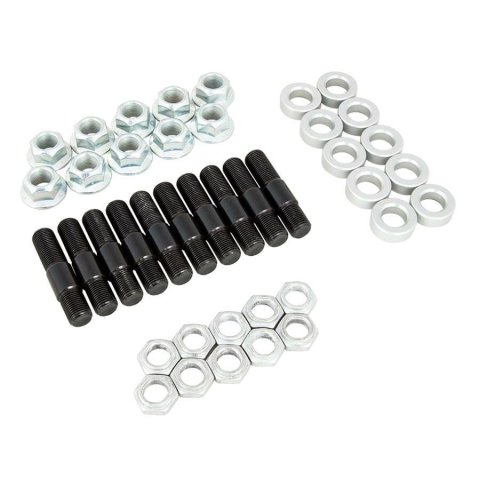 Strange Axle Studs A1037 Wheel Stud, Screw-In, 5/8-18 in. RH, 2.875 in. Length, Washers, Nuts, Kit