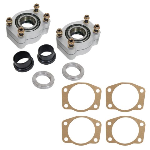 Strange C-Clip Eliminators A1093 Eliminator, Street/Strip, 8.8 in., Replacement Axles with a Stock 1.400 Bearing Seat, OEM Drum, Kit