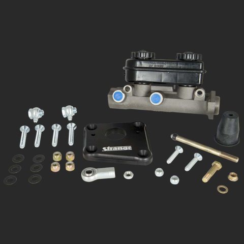 Strange Manual Brake Conversion Kits for 1979-1993 MUSTANG - B3359M Kit, Dual Reservoir, 1.125 in. Bore. Aluminum, Ford Mustang, Kit