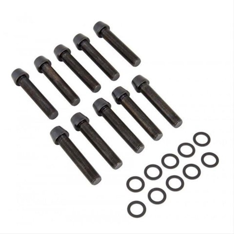 Strange Axle Studs A1028 Wheel Studs, Studs, Screw-in, 1/2-20 in. RH Thread, 2.500 in. Underhead Length, Grade 8 Fully Threaded Bolts with Rolled Threads, Set of 10