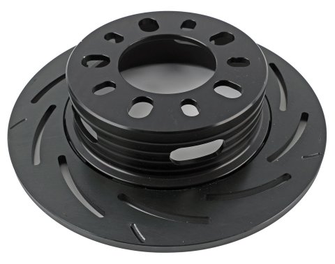 Strange Slotted Rotors B2794R Brake Rotor, 2-piece, Surface, Steel, Black Zinc Plated, 11.25 in. O.D., Passenger Side Rear, Each